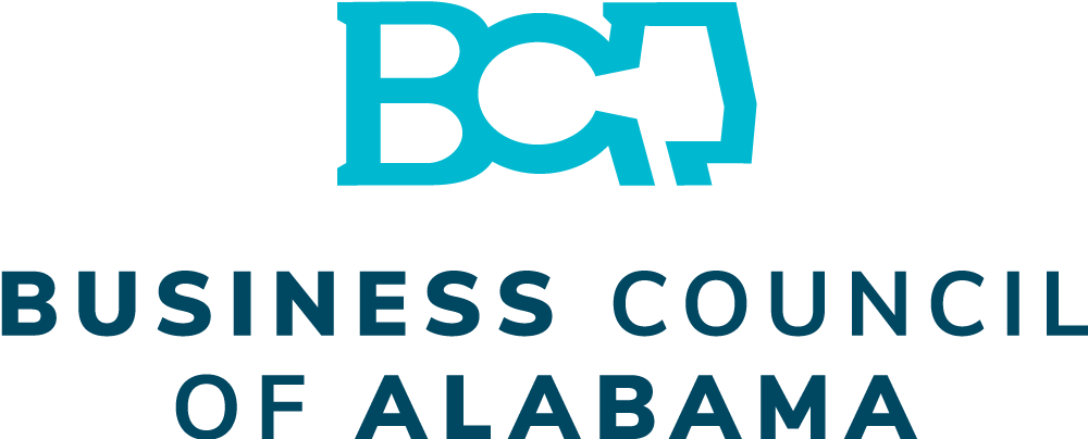 Business council of Alabama Logo in blue color